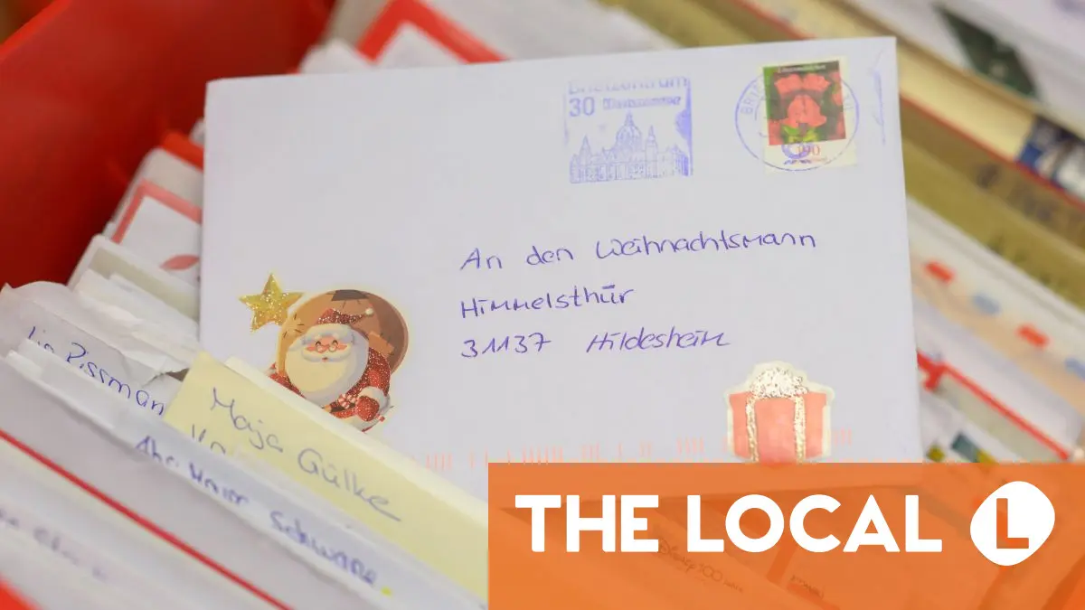 How children in Germany can write letters to Santa this Christmas