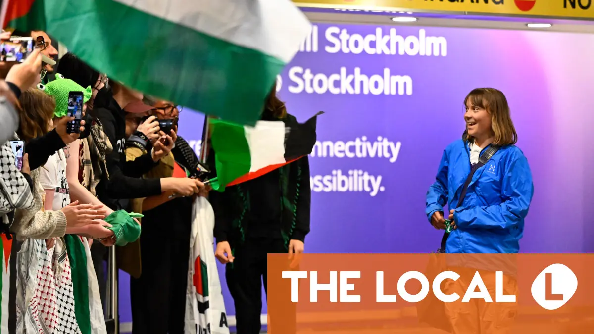 Greta Thunberg back in Sweden after Israel deports her and bans her for ...