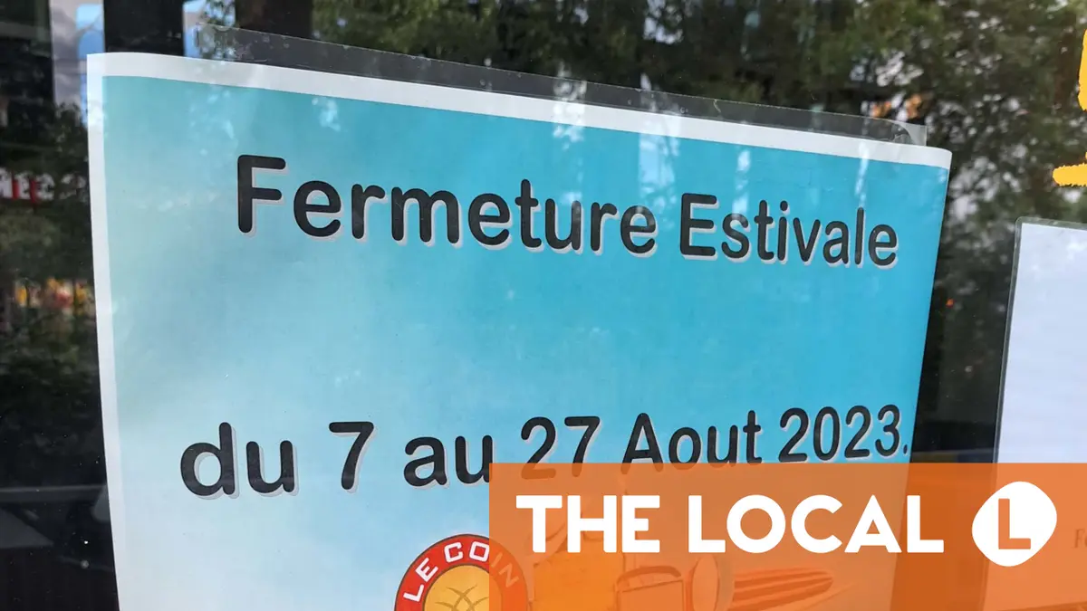 What's open and what's closed in August in France