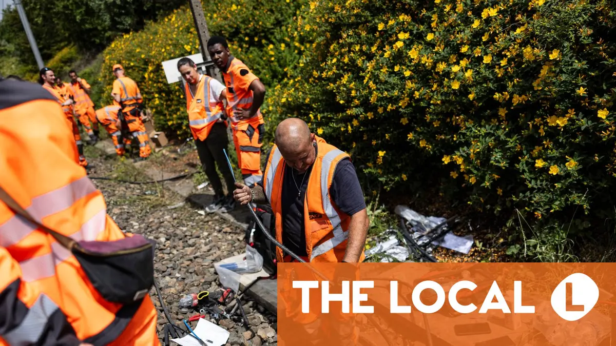 Major delays on French trains on account of cable theft