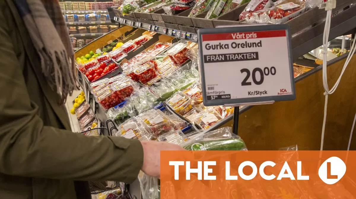 Swedish food prices fall for first time this year