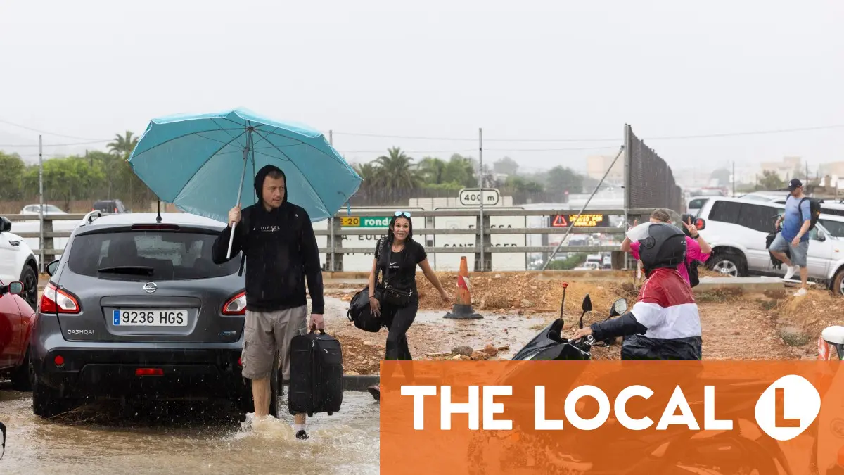 IN PICS: Beaches shut on Spain's Ibiza as downpours spark floods