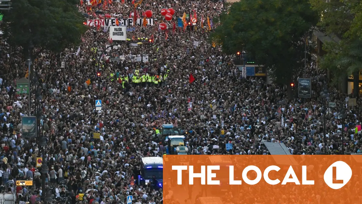 Valencia Flood Anniversary: Thousands Protest Disaster Response | Spain News