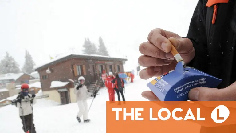 France brings in smoking ban on ski slopes
