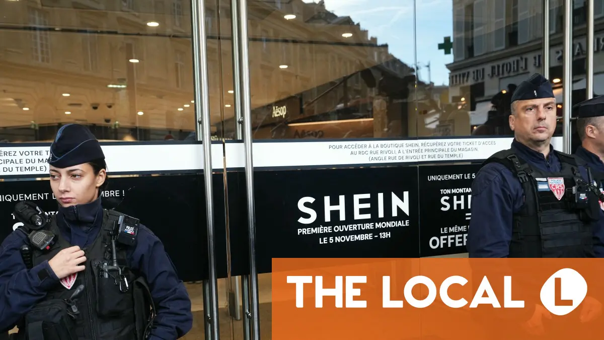 Shein opens first permanent store in France amid heavy police presence