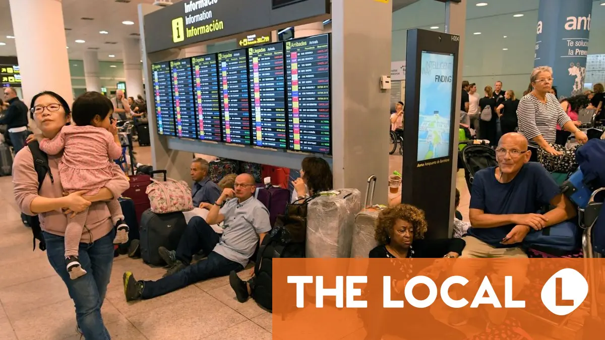 Flights and trains cancelled as Barcelona hit by massive downpour