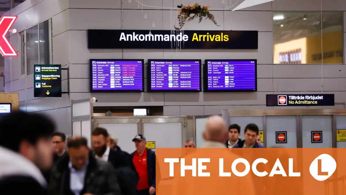 Flights halted for hours after drone sighting near Gothenburg airport