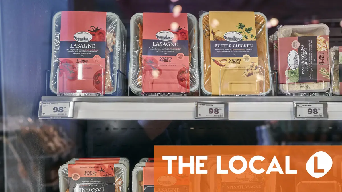 Why does food in Denmark still seem so expensive despite falling prices?