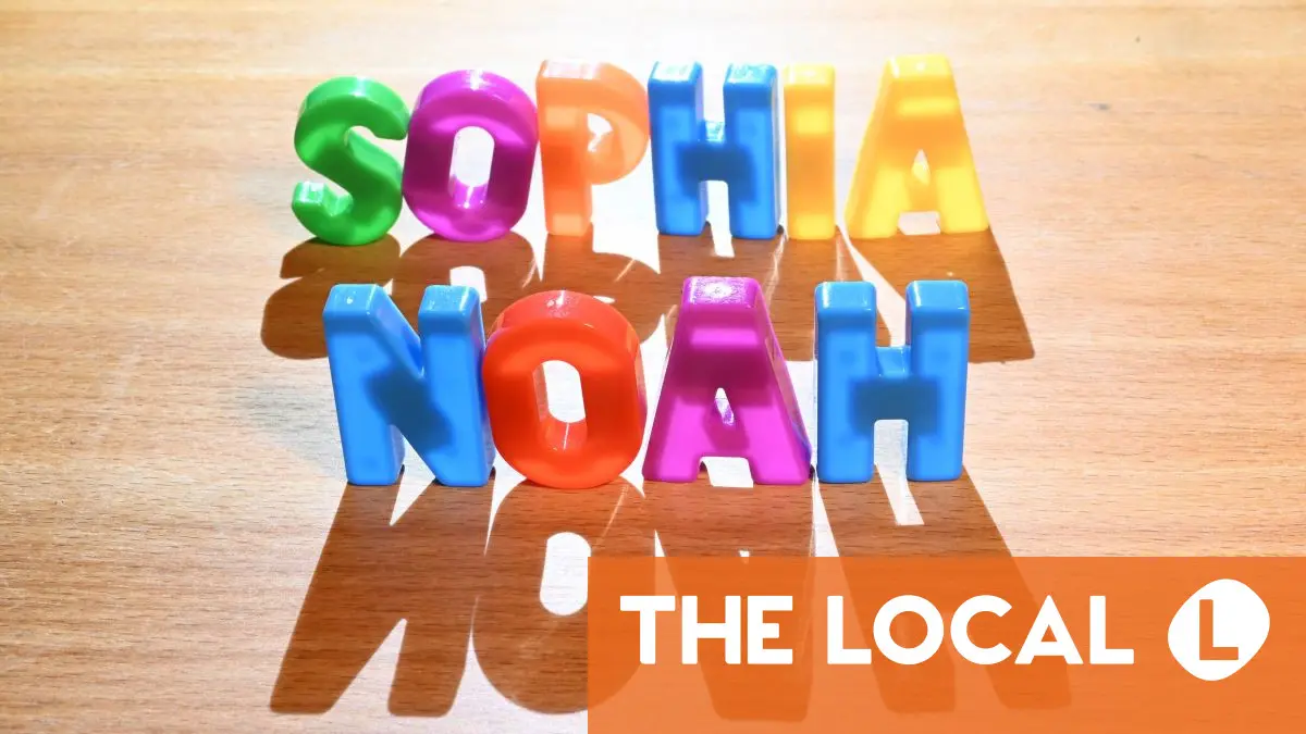 What are the most popular children's names in Germany?