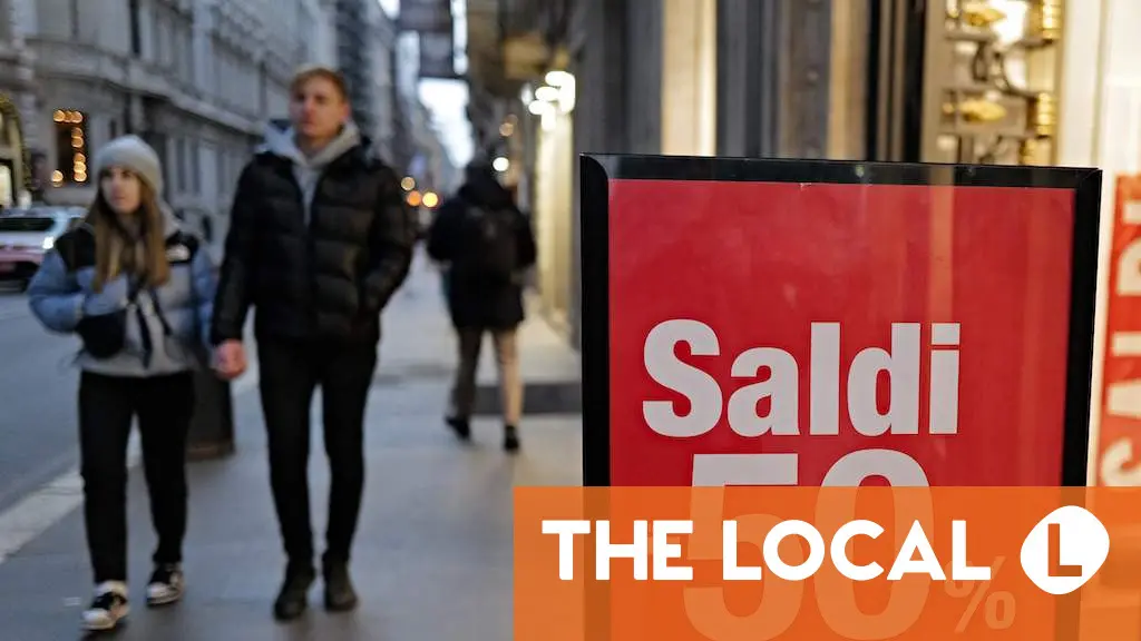 When do Italy's January sales start in 2026?