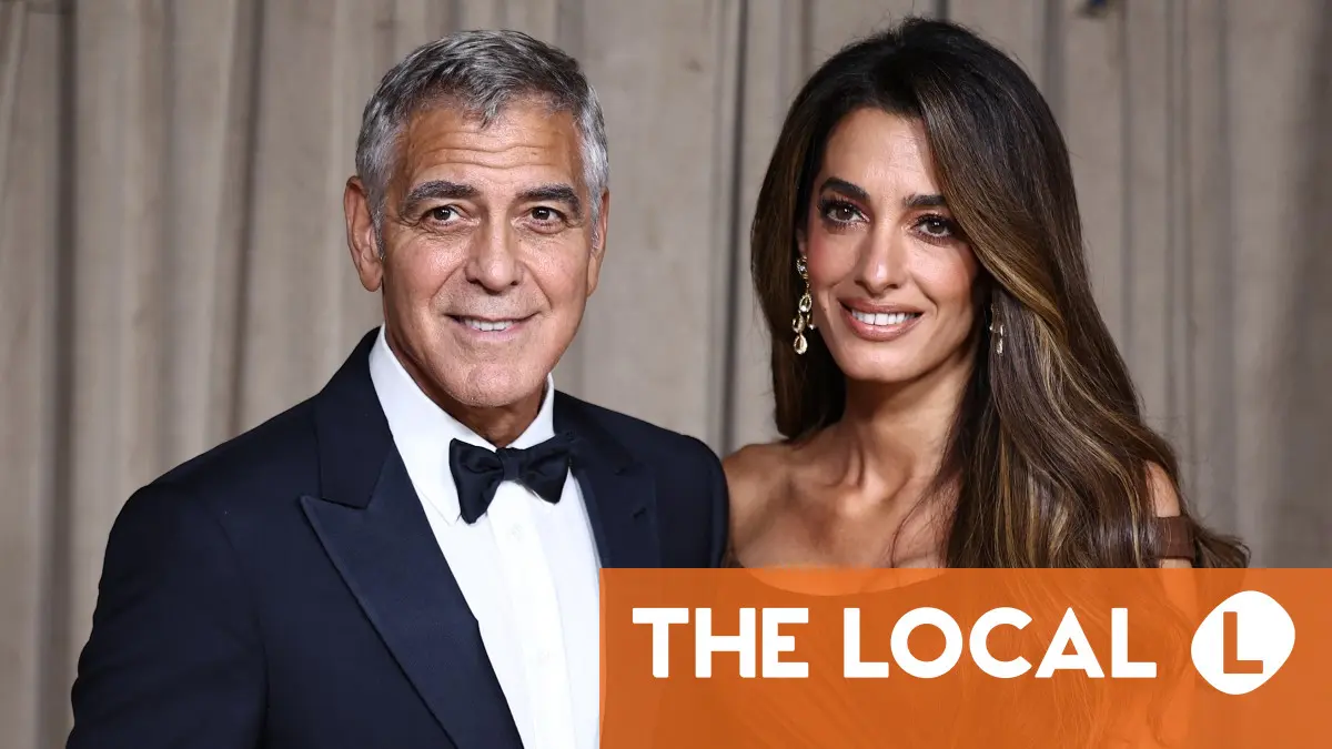 George and Amal Clooney and their children become French