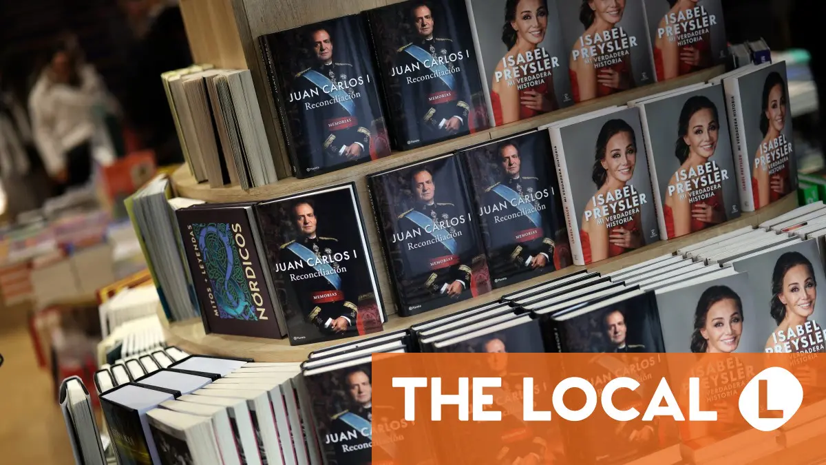 Former king's memoirs hit bookstores in Spain