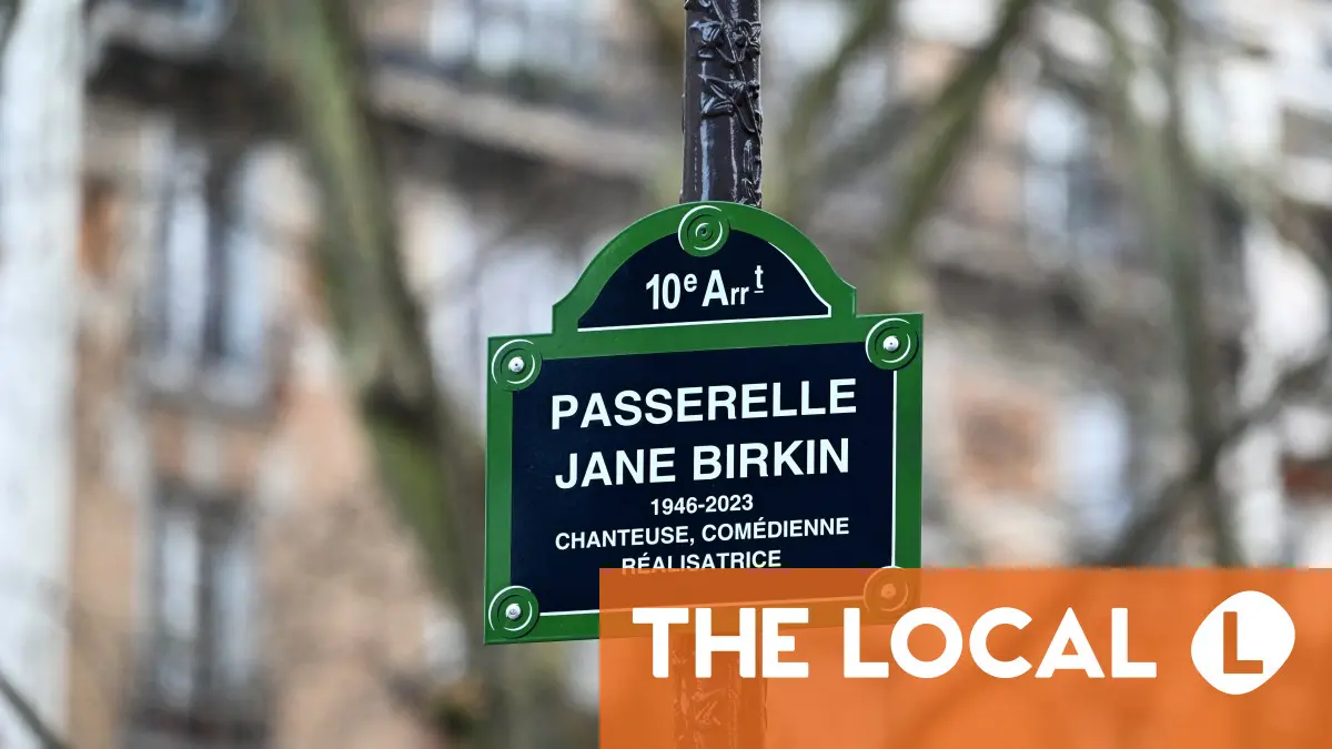 Anglo-French star Jane Birkin gets name on bridge over Paris canal