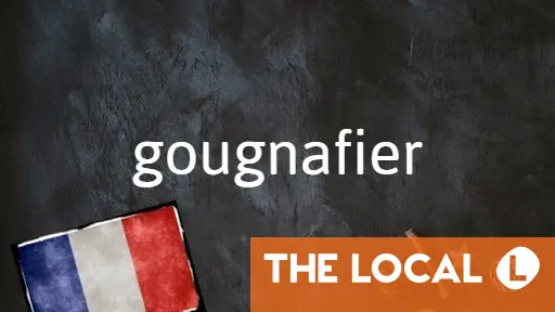 French word of the day: Gougnafier