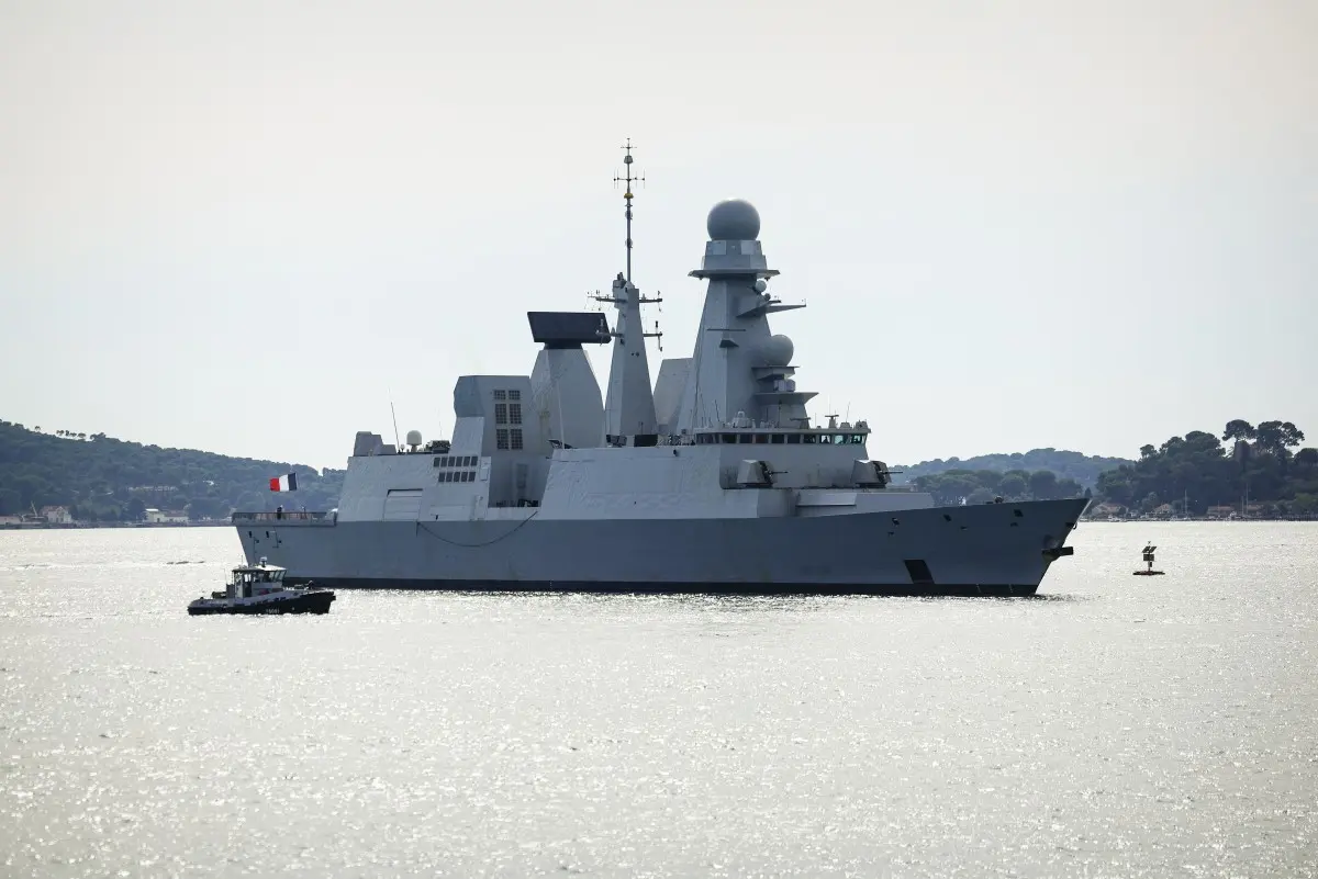 French navy boards tanker 'from Russia' in Mediterranean, says Macron