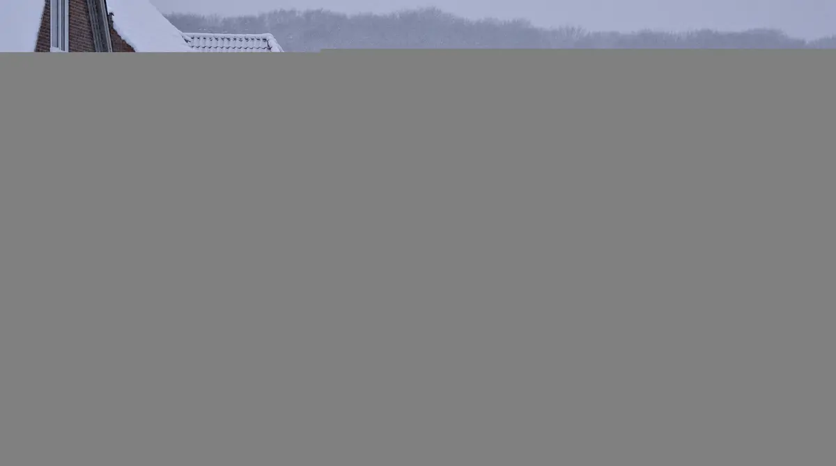 Which parts of Denmark will be affected by snowstorm on Wednesday?