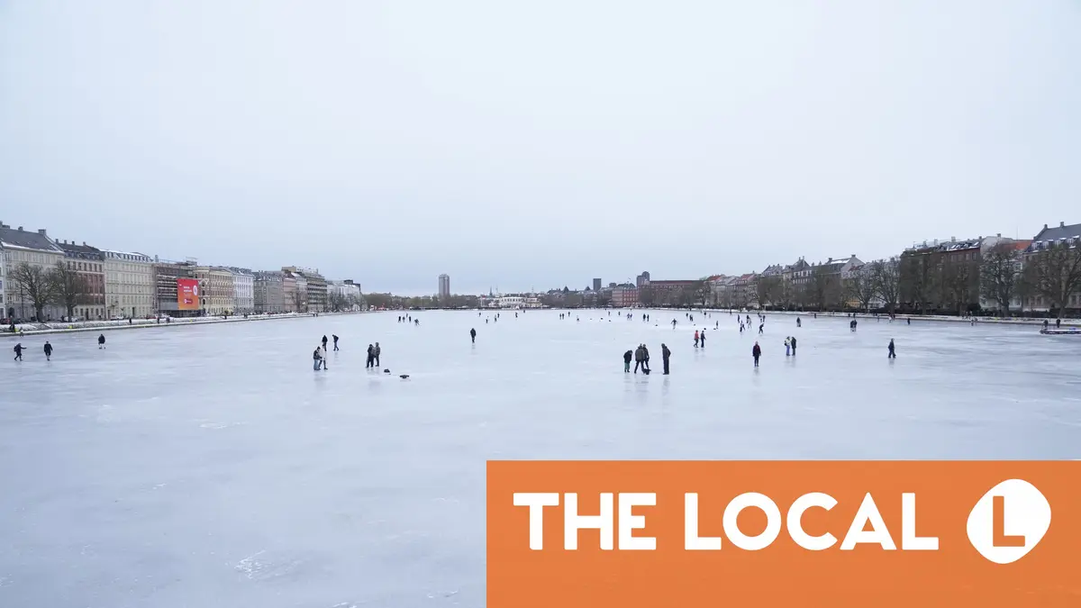 What are Denmark’s rules for walking and skating on frozen lakes?