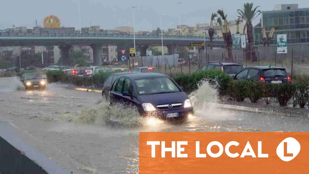 Three regions under red alert as Storm Harry batters southern Italy