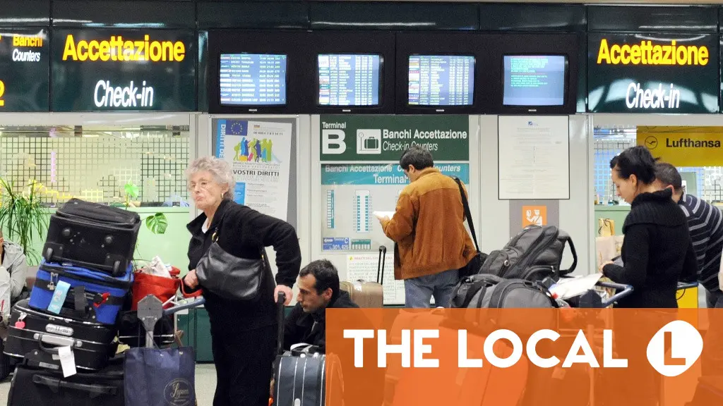 How will Italy's air transport strikes affect flights on Friday?