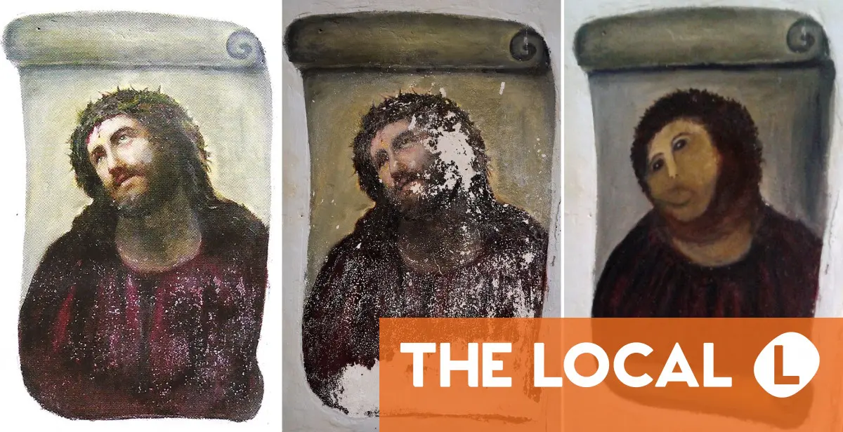 Spanish woman known for failed 'Monkey Christ' fresco restoration dies