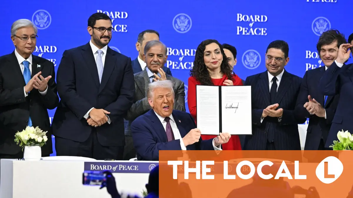 Spain snubs Trump's 'Board of Peace' presentation