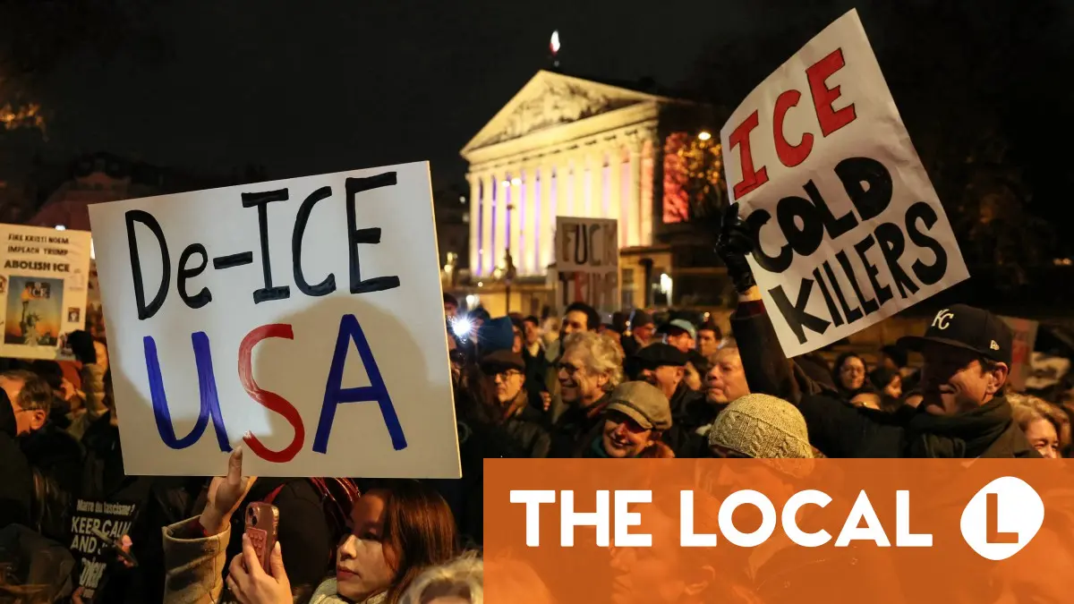 Paris protesters rally against Trump immigration crackdown