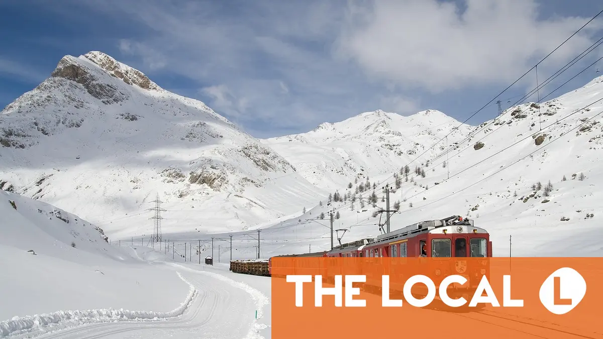 Where can you get to on one of Switzerland's 'ski trains' in 2026?