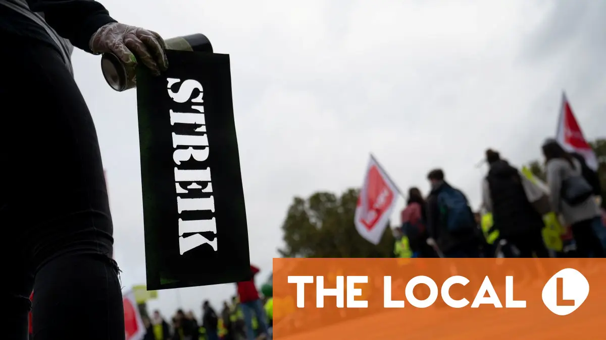 The latest transport strikes around Germany on Friday