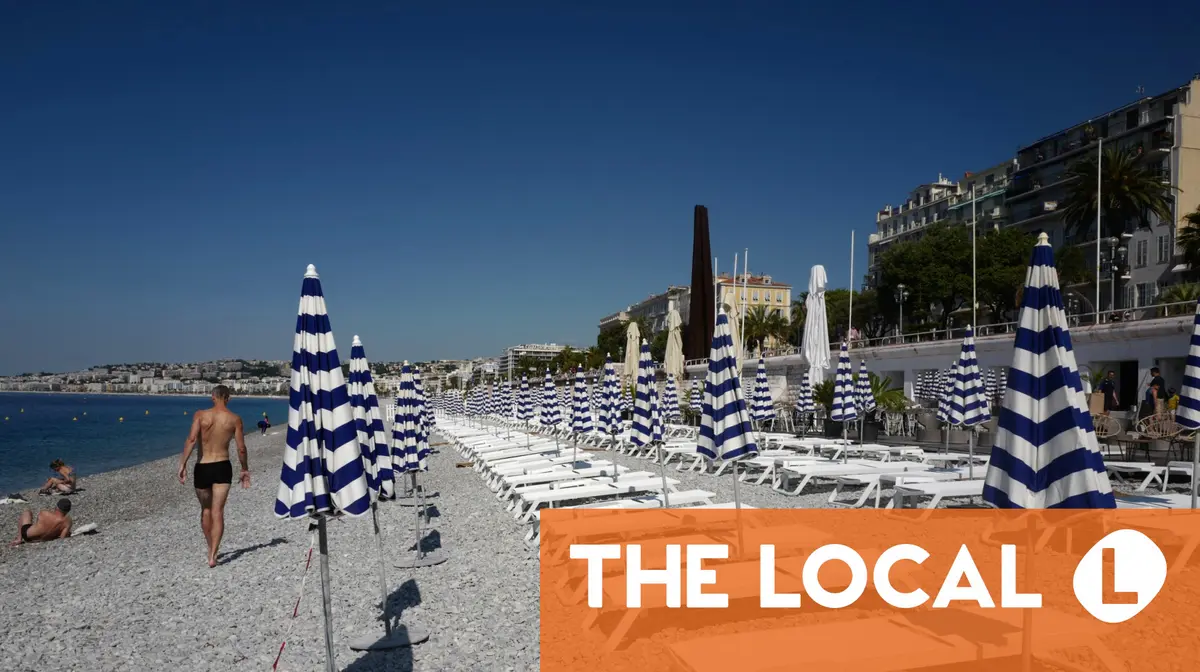 French Riviera city of Nice begins its annual beach makeover