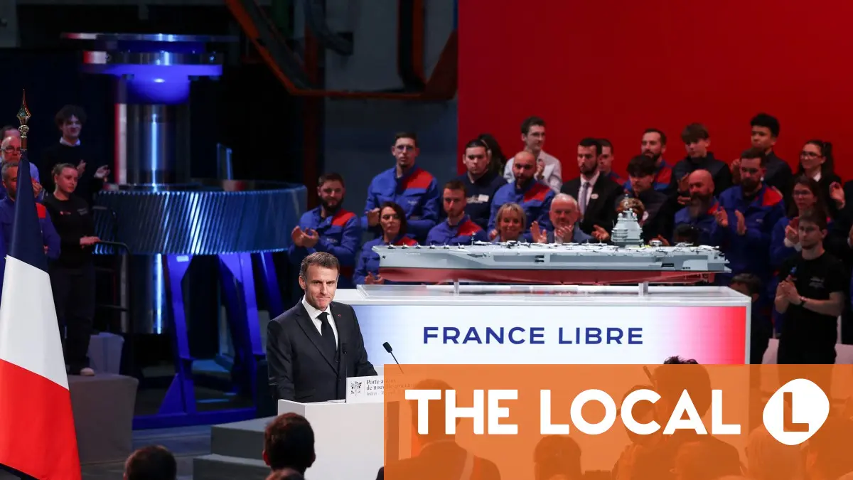 'Free France': Macron reveals name of Europe's largest warship