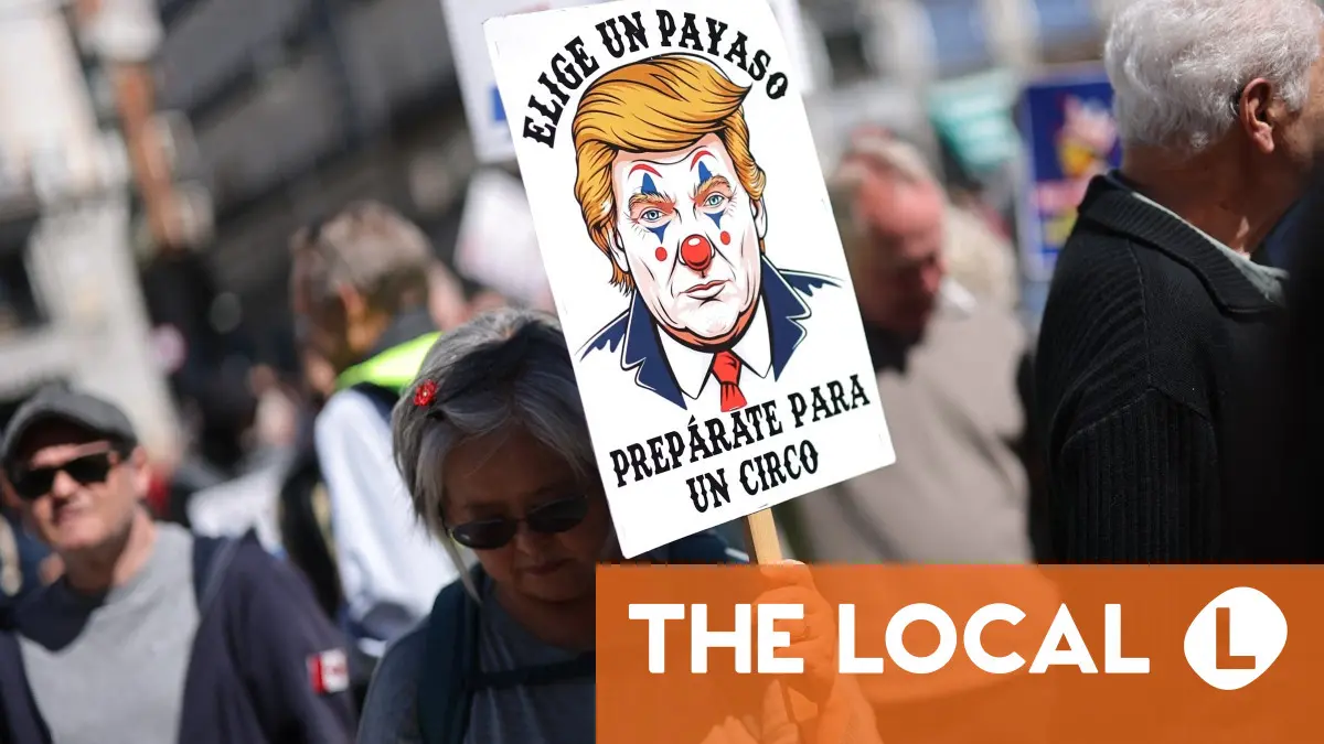 IN PICTURES: 'No Kings' demos in Spain see Americans slam Trump and Iran War