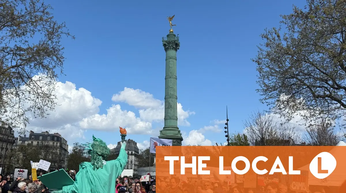 IN PICTURES: Americans in France stage No Kings protests