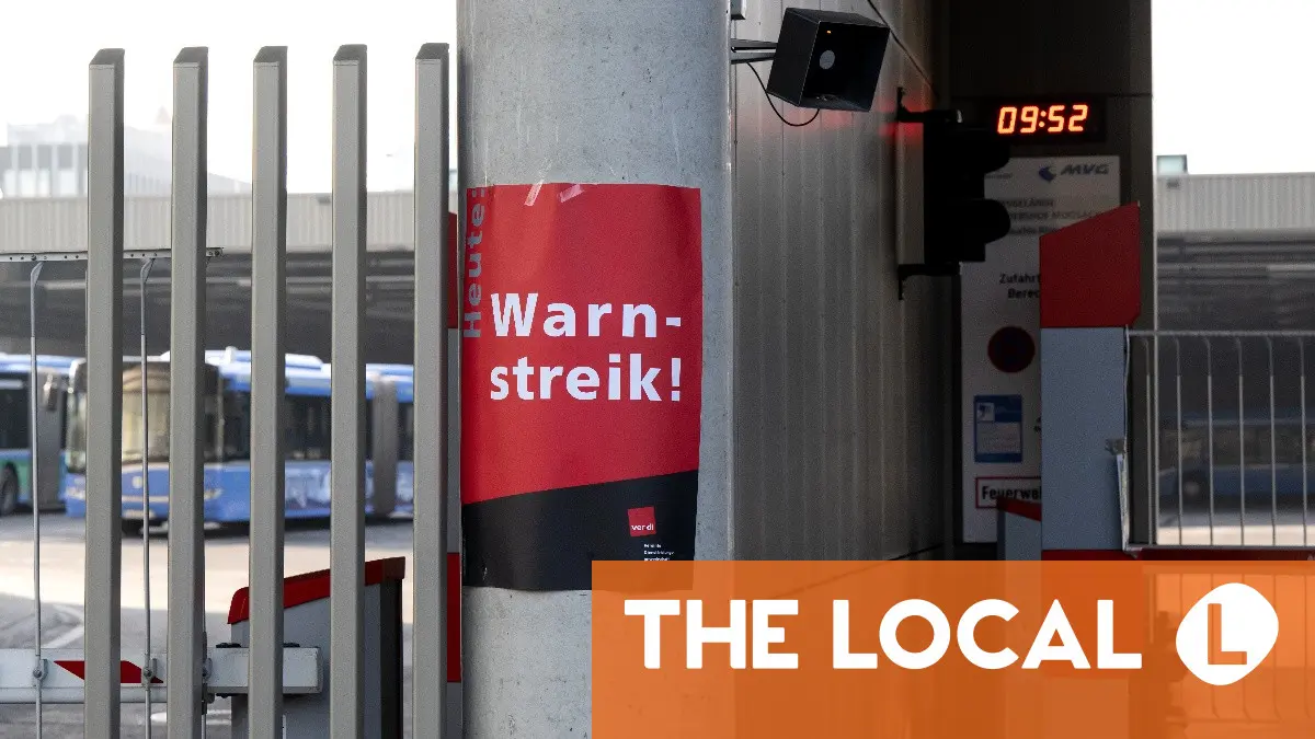 Where public transport strikes will hit passengers in Germany this week