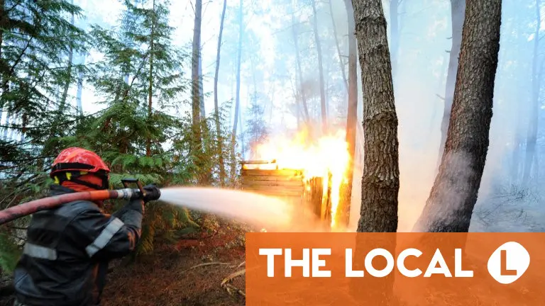 First forest fire of the year breaks out in France