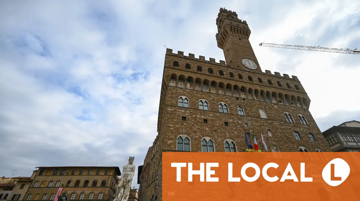 Tourist charged after climbing Florence's Neptune fountain on hen night dare