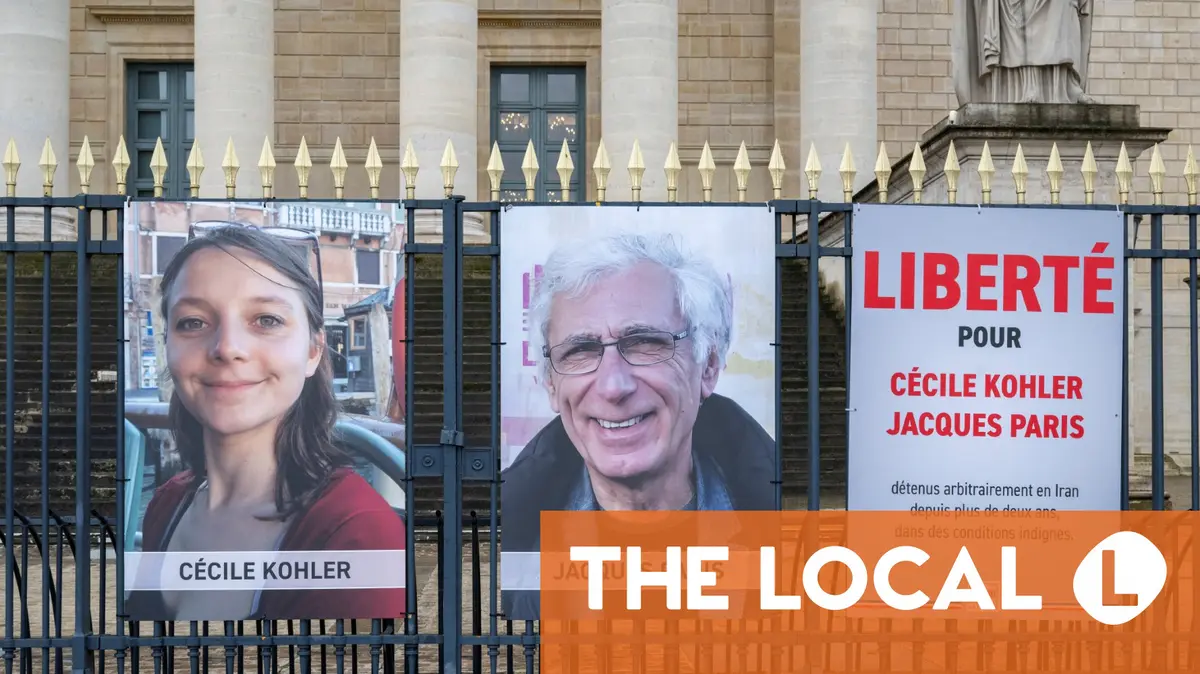 French pair head home after more than three years in Iranian jail French pair head home after more than three years in Iranian jail