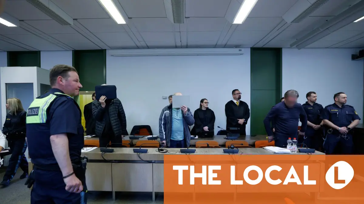 Three go on trial in Germany over plot to overthrow government