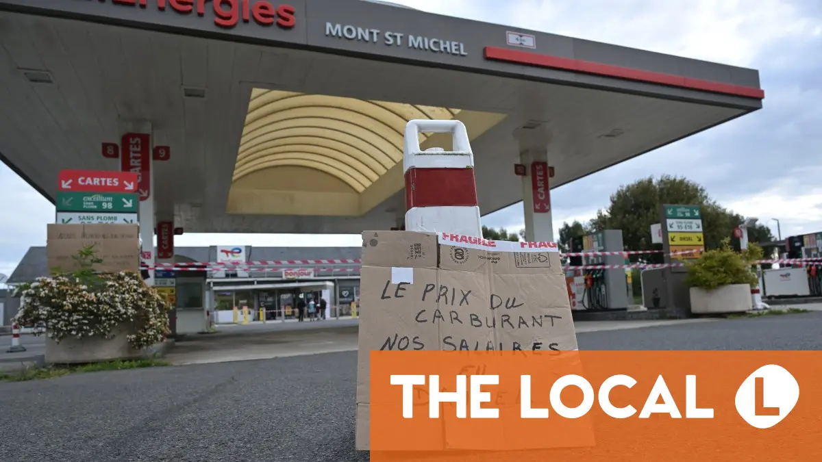 Fuel stations closed in France as workers go on strike