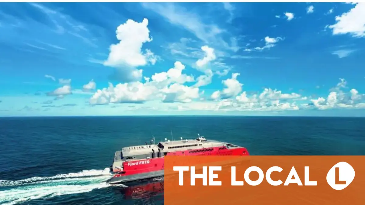 High-speed ferry service between Norway and Denmark reopens