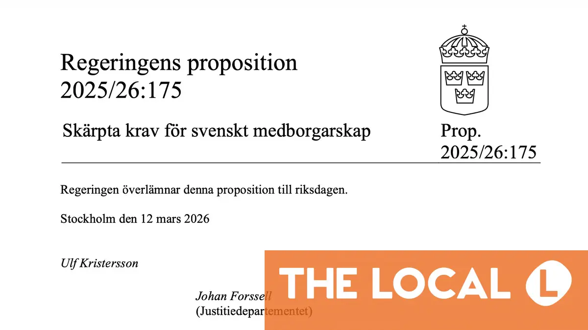 KEY POINTS: What's in Sweden's sweeping citizenship reforms?