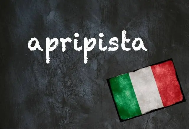 Italian word of the day: ‘Apripista’