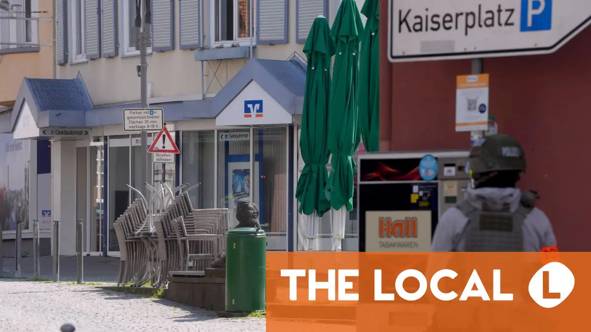 Bank hostage situation ends in western Germany with suspects still at large