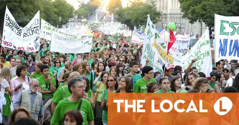 What to expect from the second week of teacher strikes in Spain