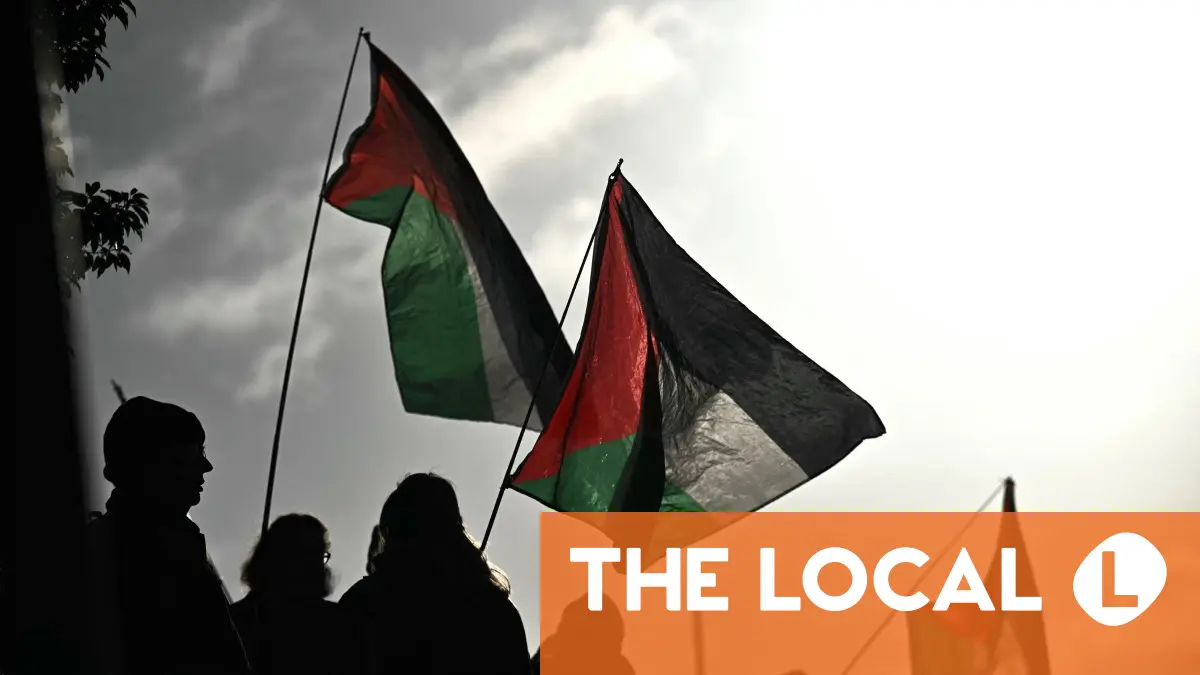 France arrests 6 over Palestinian flag on Eiffel Tower