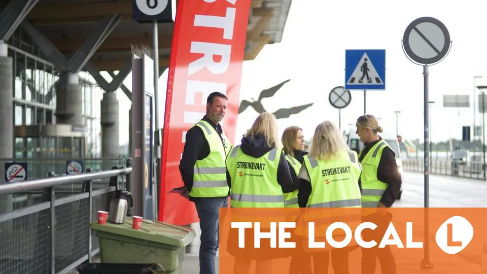 Hotel and restaurant staff at Norway's largest airports join strike