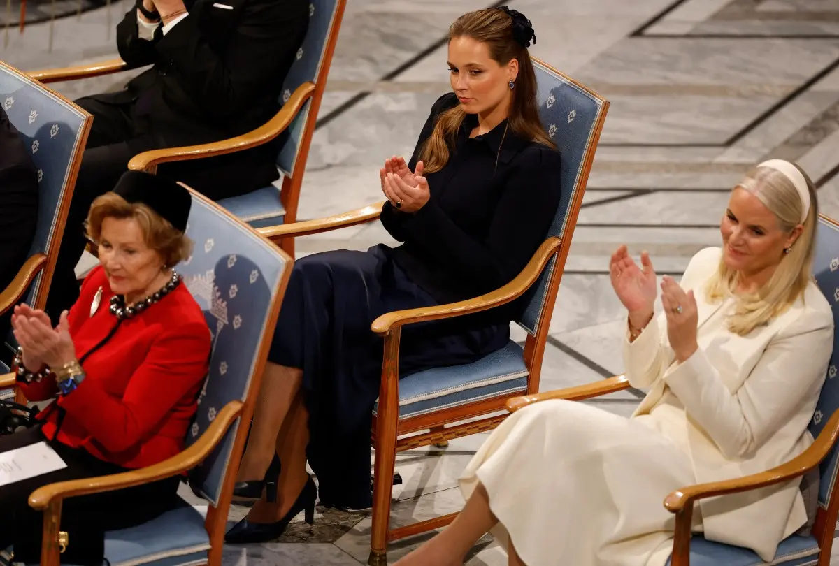 Daughter of Norway's ailing Crown Princess returns from Australia