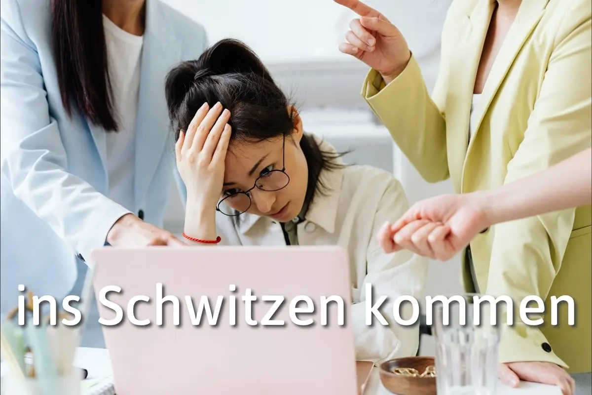 German Expression of the Day: ins Schwitzen kommen