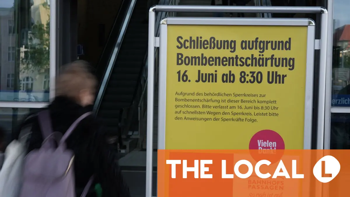 Thousands evacuated from Potsdam for WWII bomb disposal