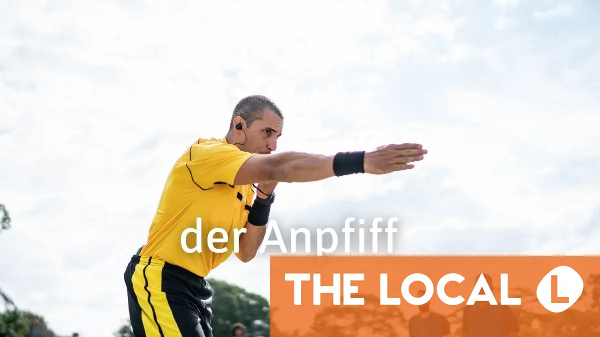 German Word of the Day: der Anpfiff