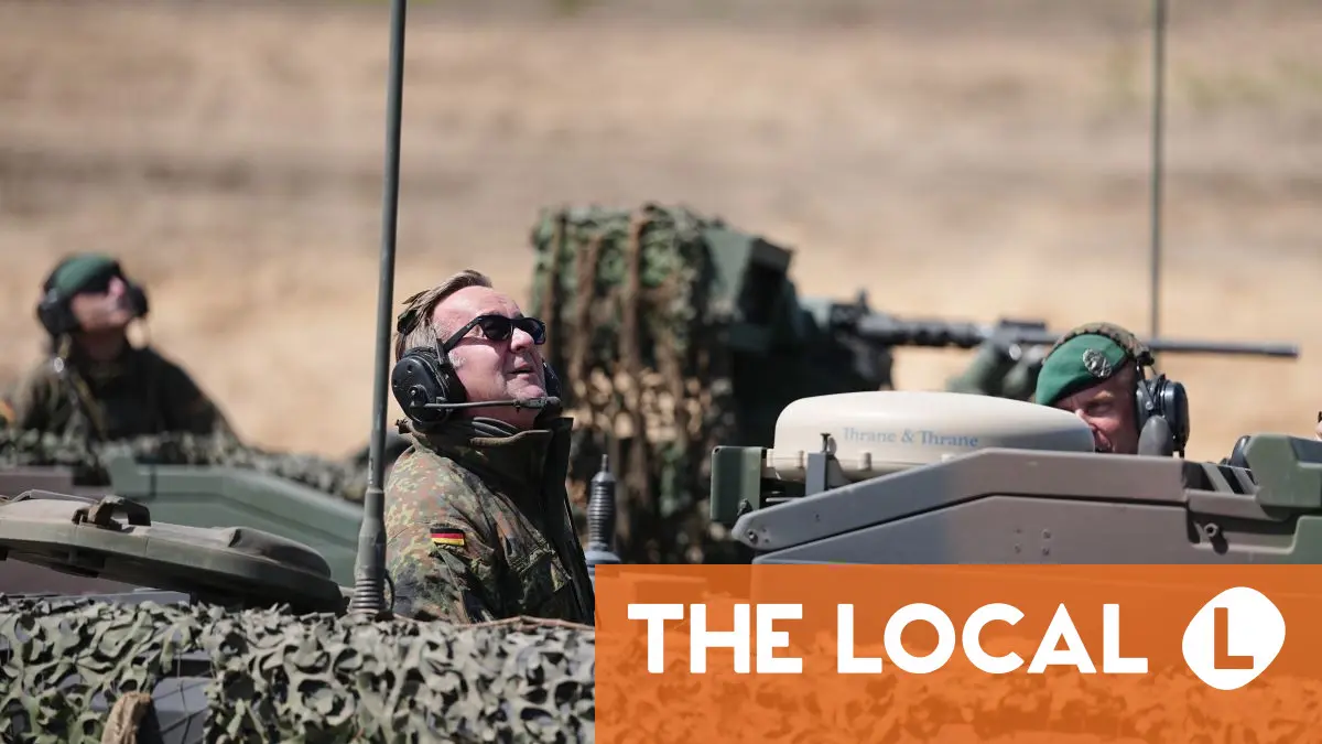 How do Europeans view Germany's military build-up?